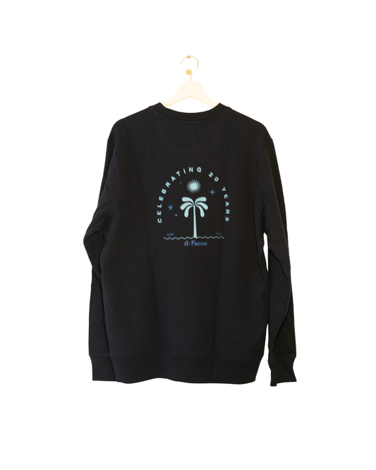 Unisex Sweatshirt „20 Years“ – Marine / Blue Print
