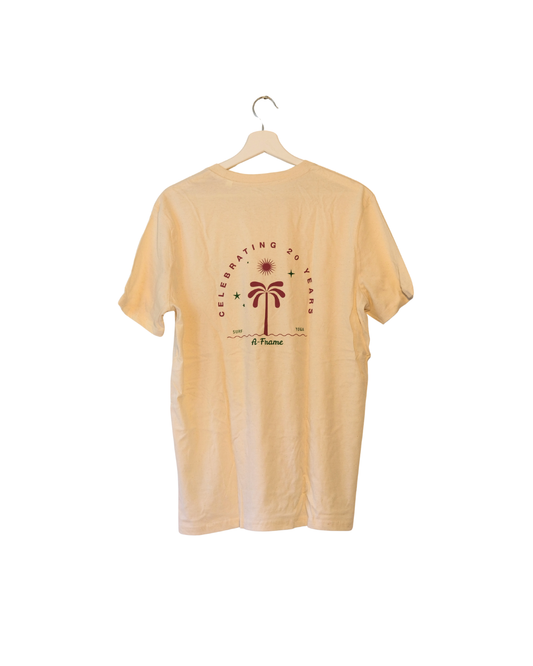 Unisex T-Shirt 20 Years - Farbe Creme
