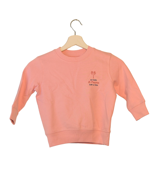 Kids Sweater „20 Years“ – Pink / Red Print